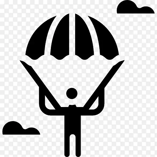 滑翔伞降落伞运动剪辑艺术滑翔降落伞