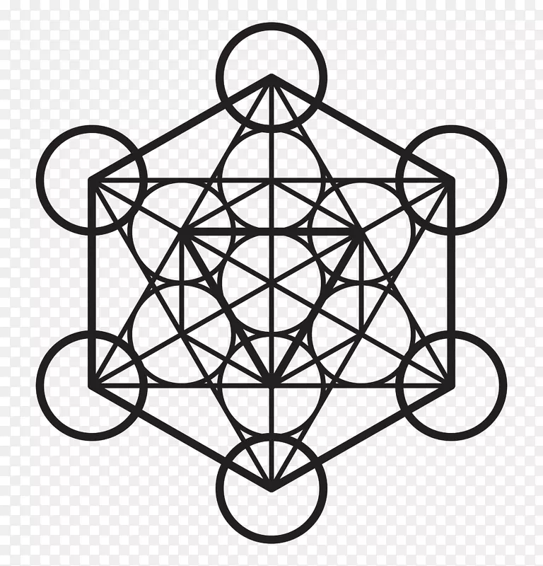 Metatron的立方体-神圣的几何学-免费几何符号