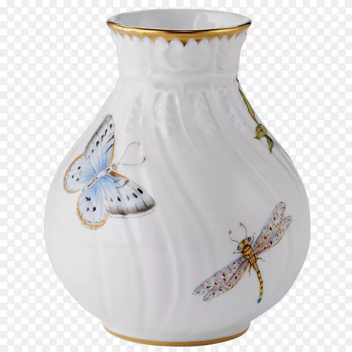 白宫玫瑰花园白宫历史协会花瓶壶手绘精致花边