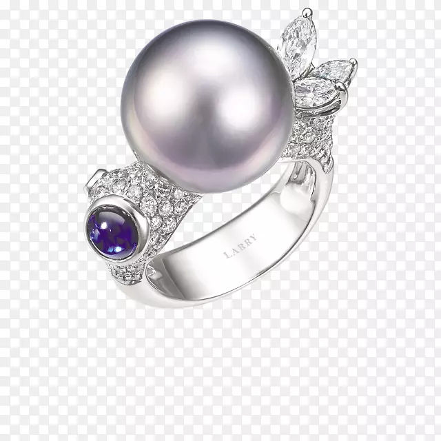 紫水晶戒指珍珠首饰钻石戒指