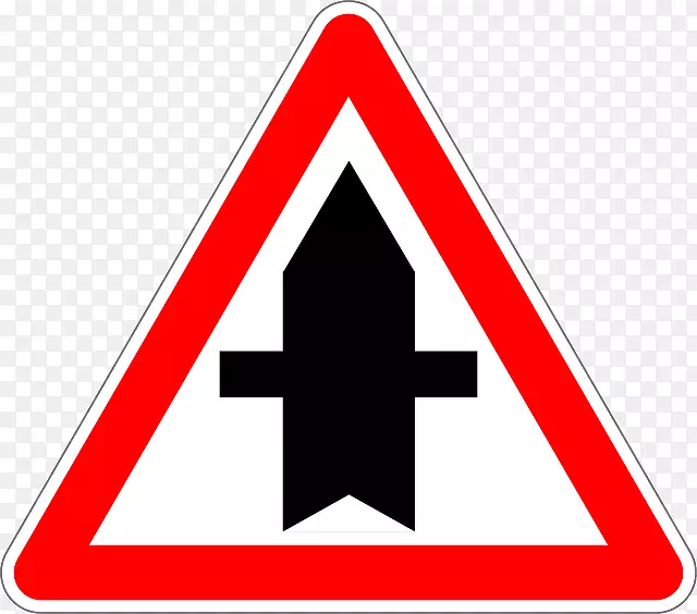 优先选择正确的道路标志在法国交通标志警告标志-布朗望远镜