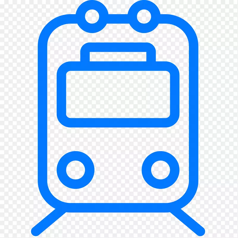 铁路运输列车快速运输计算机图标.火车票