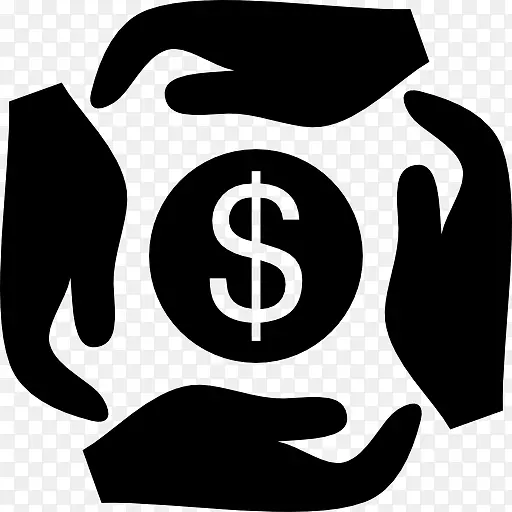 计算机图标美元货币银行货币符号银行