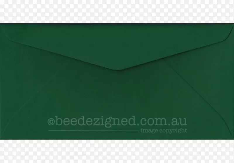 信封矩形绿色信封