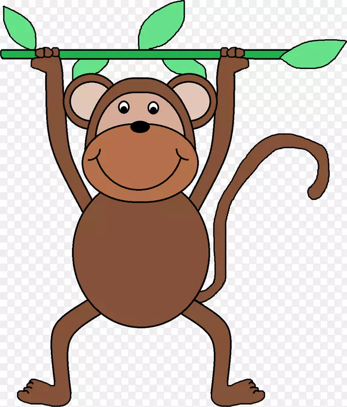 猴子博客剪贴画-猴子
