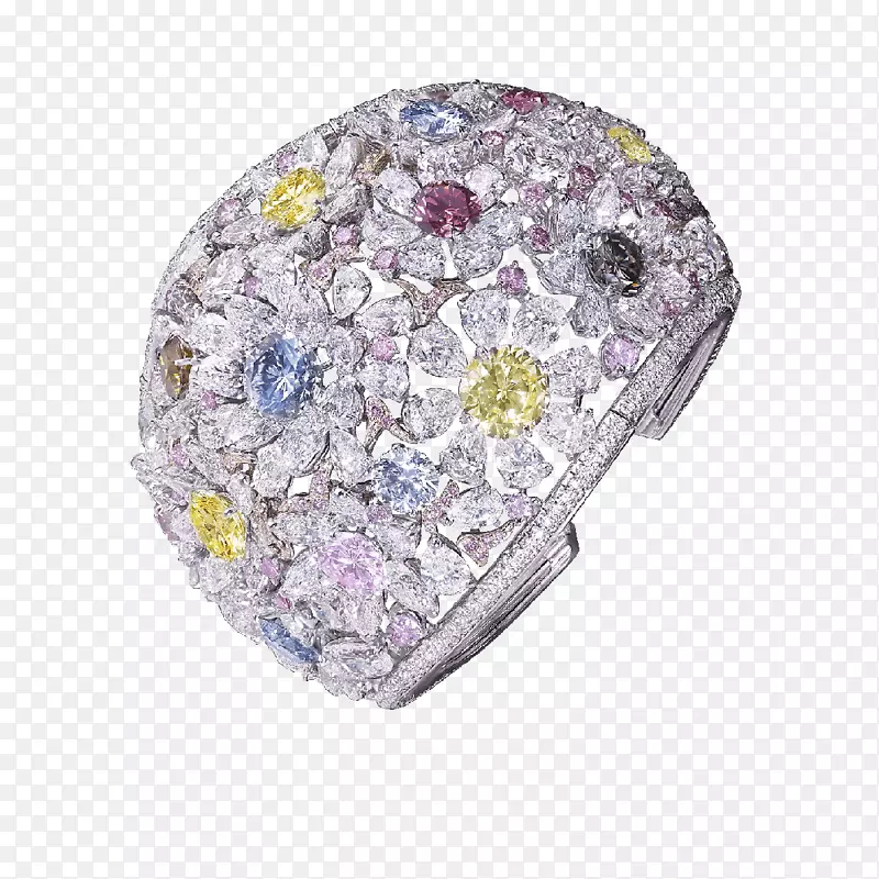 耳环珠宝穆萨耶夫红色钻石宝石首饰设计.宝石