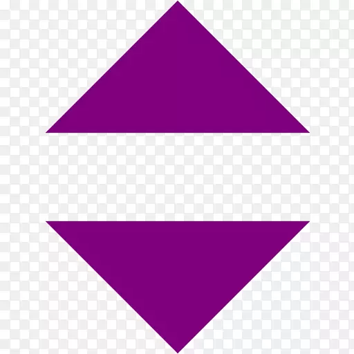 三角形点紫色三角形
