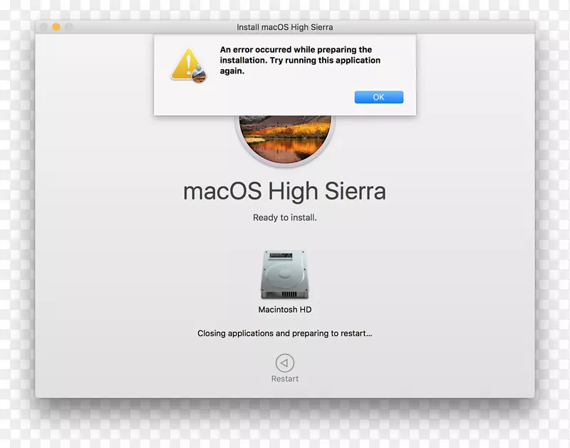 MacBookpro MacOS高塞拉利昂安装-不足