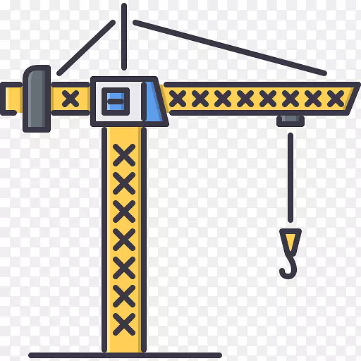 建筑工程建筑重型机械起重机工具建筑