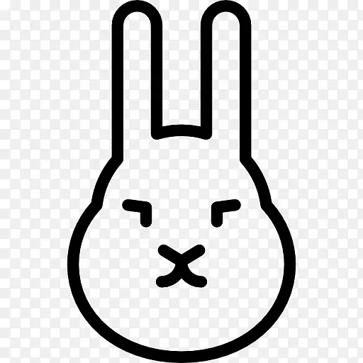 电脑图标剪贴画-兔子