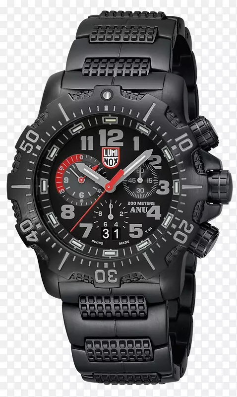 鲁米诺克斯海军印有色标时间3080系列手表洛克希德f-117夜鹰美国海军海豹-手表