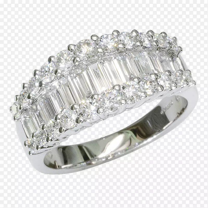 钻石切割订婚戒指公主切割钻石