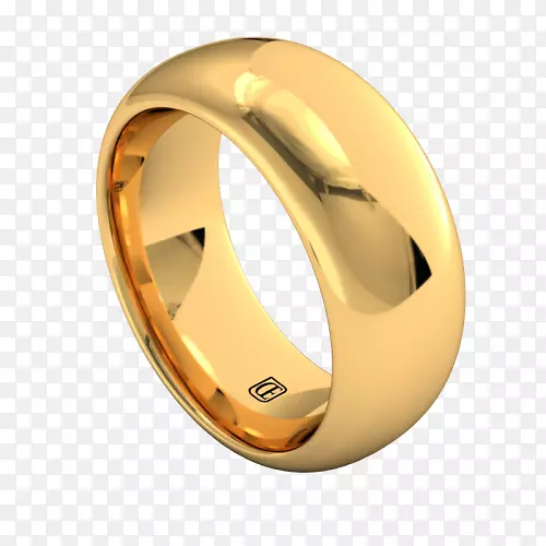 结婚戒指身体珠宝.圆形发光戒指
