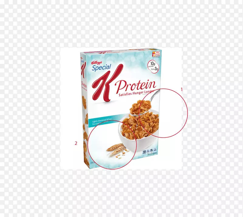 早餐麦片奶昔特别k凯洛格的蛋白质零食包装设计