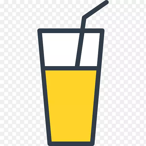 橙汁电脑图标-果汁