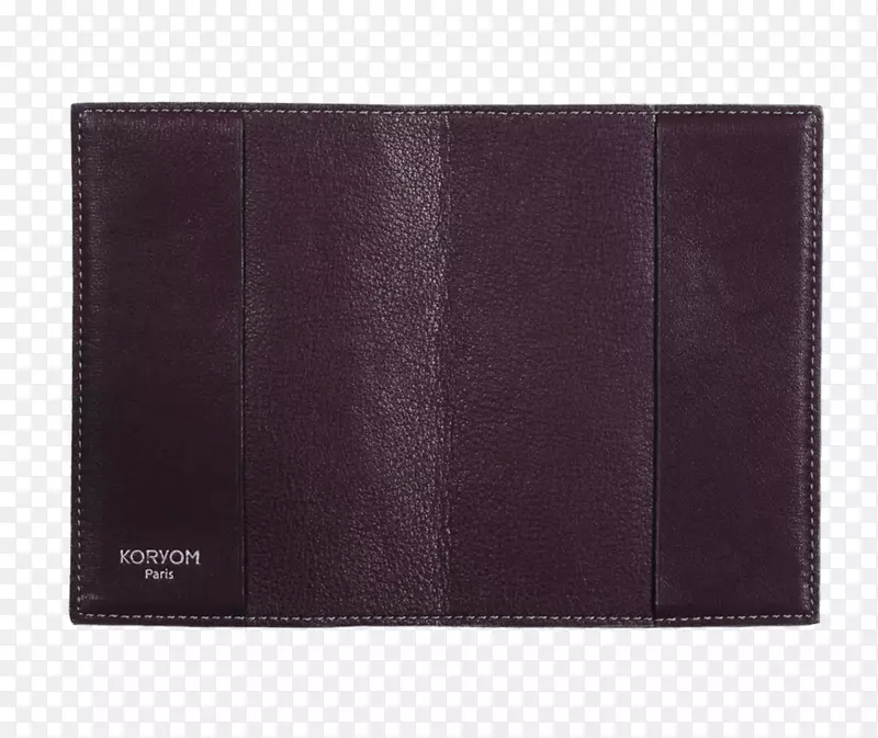 皮夹皮革紫色品牌钱包