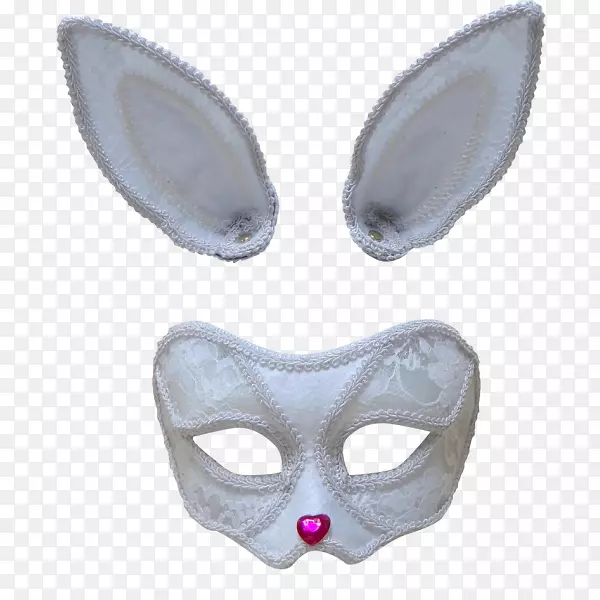 面具欧洲兔子狂欢节伪装万圣节面具