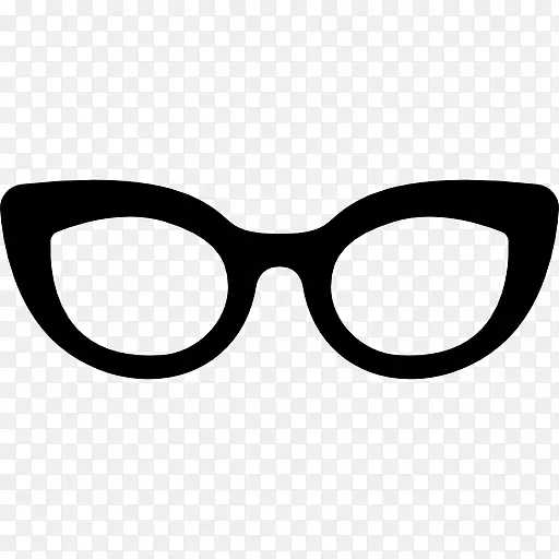 猫眼眼镜电脑图标剪辑艺术眼镜