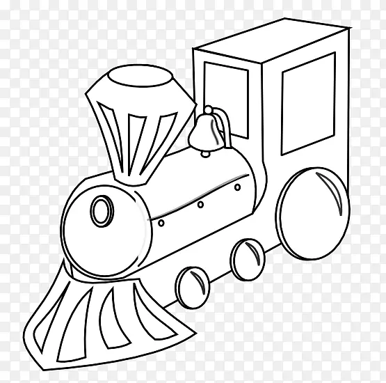玩具火车和火车装置铁路运输剪辑艺术列车