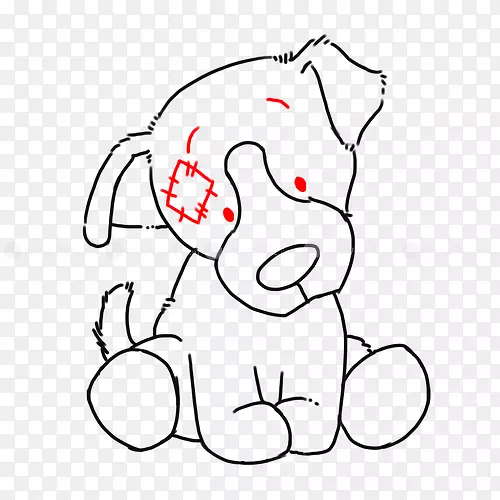 博美拉尼亚犬鼻画夹艺术-小狗