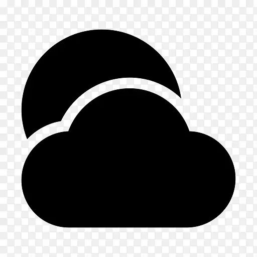 电脑图标，天气预报，云彩剪辑艺术，漆黑的云彩充满了天空。