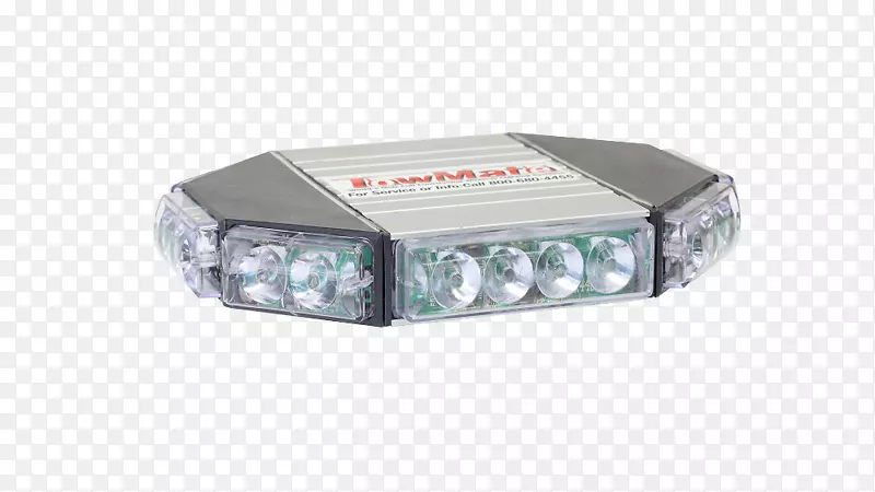 发光二极管应急车辆照明闪光灯电池充电器.带闪烁线的蓝色透镜
