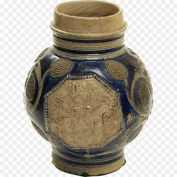 花瓶钴蓝陶器