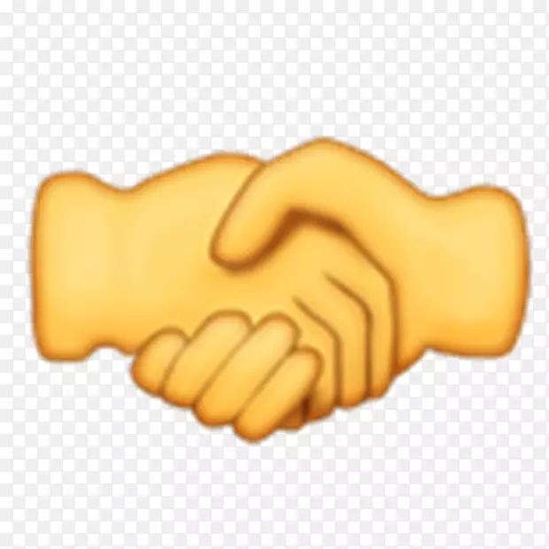 Emojipedia手势握手-表情符号