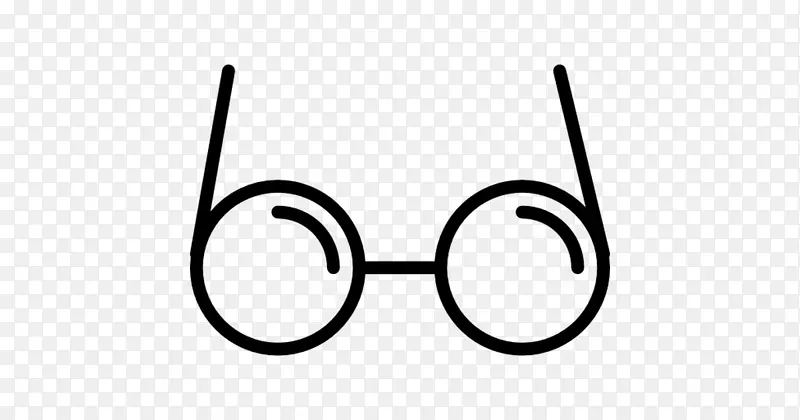 眼镜电脑图标眼睛单色眼镜