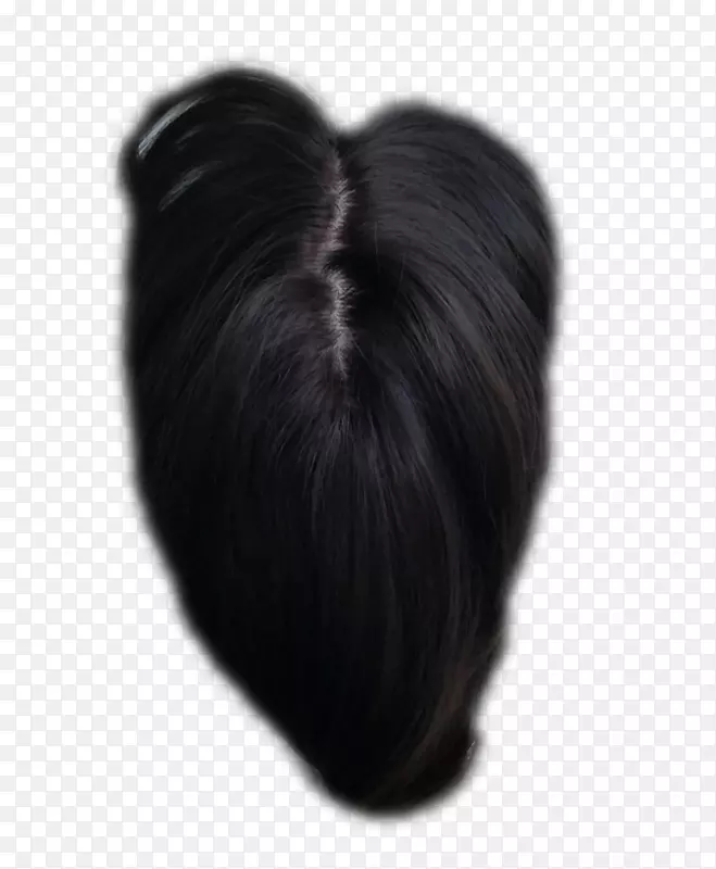 长发人造头发整合刘海黑发
