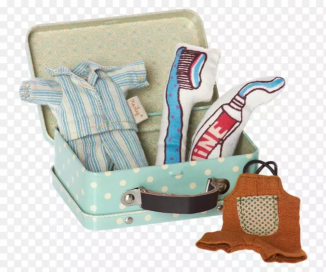 牙仙手提箱儿童鼠标旅行行李箱