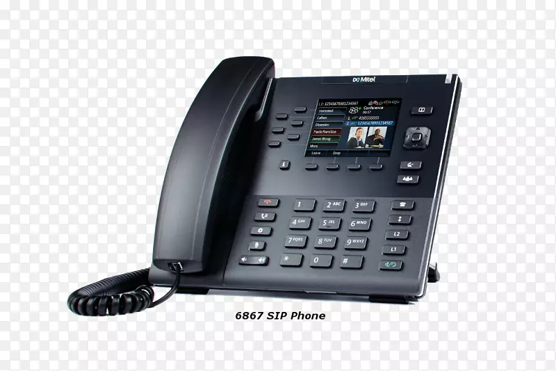 VoIP电话Mitel 6867会话启动协议IP电话语音