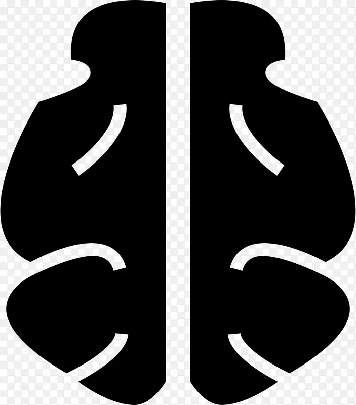 人脑电脑图标人头人体-大脑