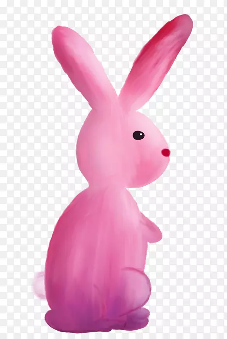 家兔复活节兔子雕像-兔子