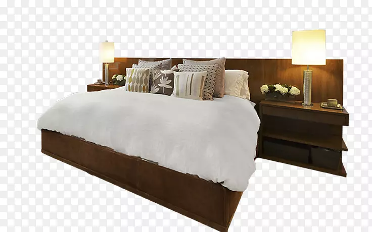 床头柜曼哈顿卧室床框床