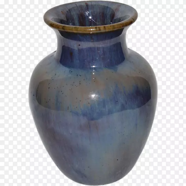 花瓶陶瓷瓶钴蓝花瓶