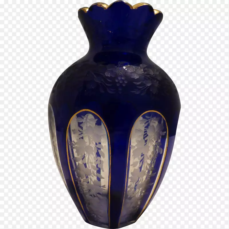 花瓶陶瓷缸钴蓝花瓶
