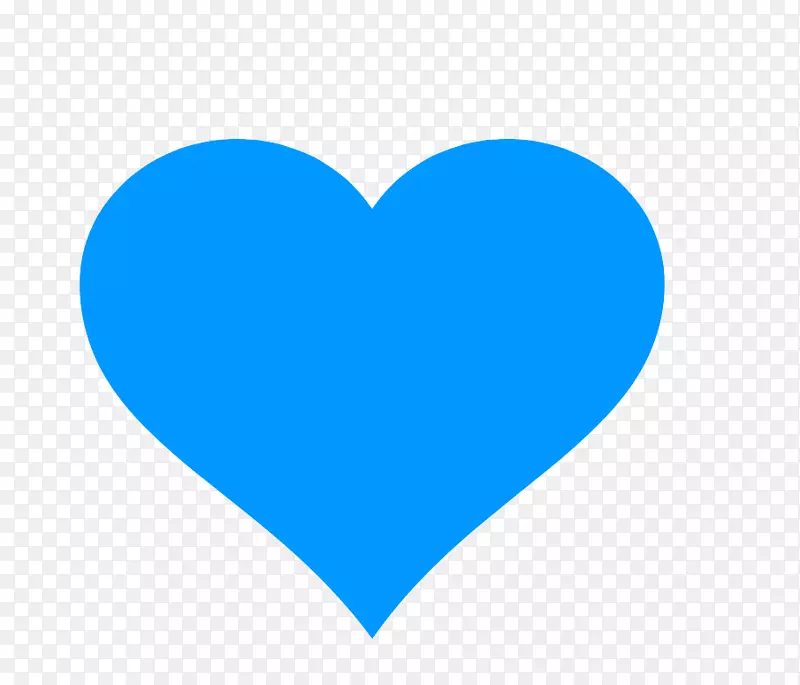 心蓝电脑图标剪辑艺术-心脏