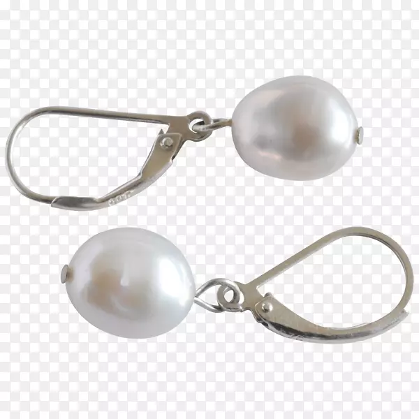 珍珠耳环体珠宝材料银