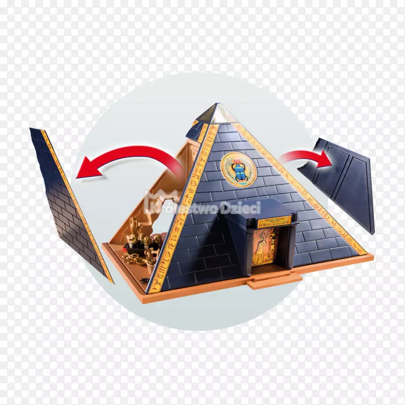 Giza玩具的大金字塔法老-玩具