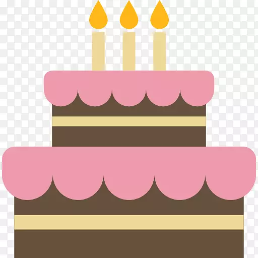 生日蛋糕面包店电脑图标-蛋糕