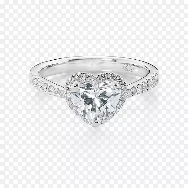 订婚戒指钻石切割珠宝加拿大钻石