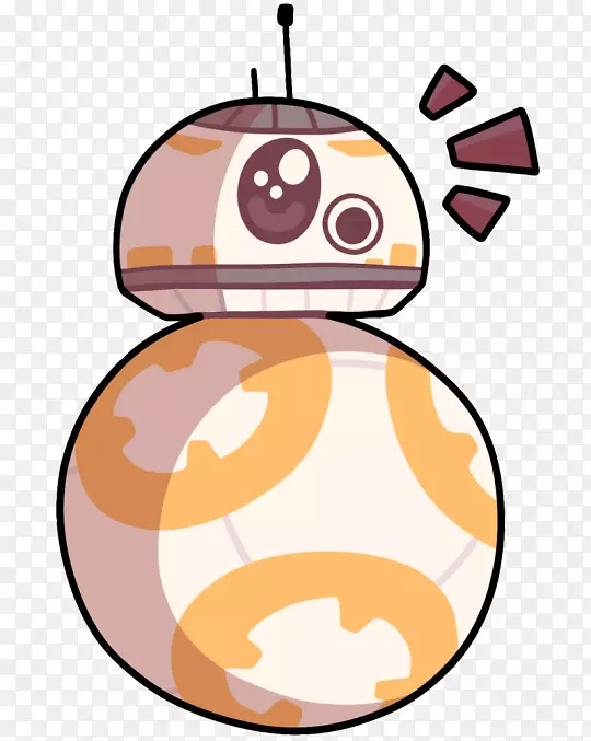 BB-8球体画星球大战雷伊-星球大战