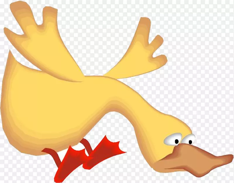 鸭动画剪贴画-鸭子