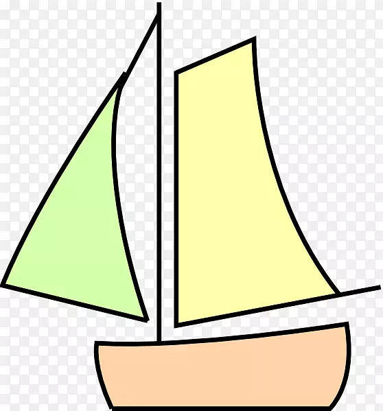 帆船画船夹艺术船