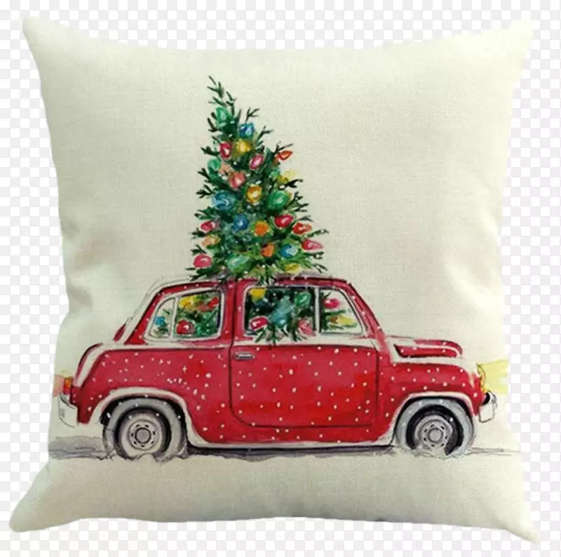 扔枕头圣诞树垫-枕头