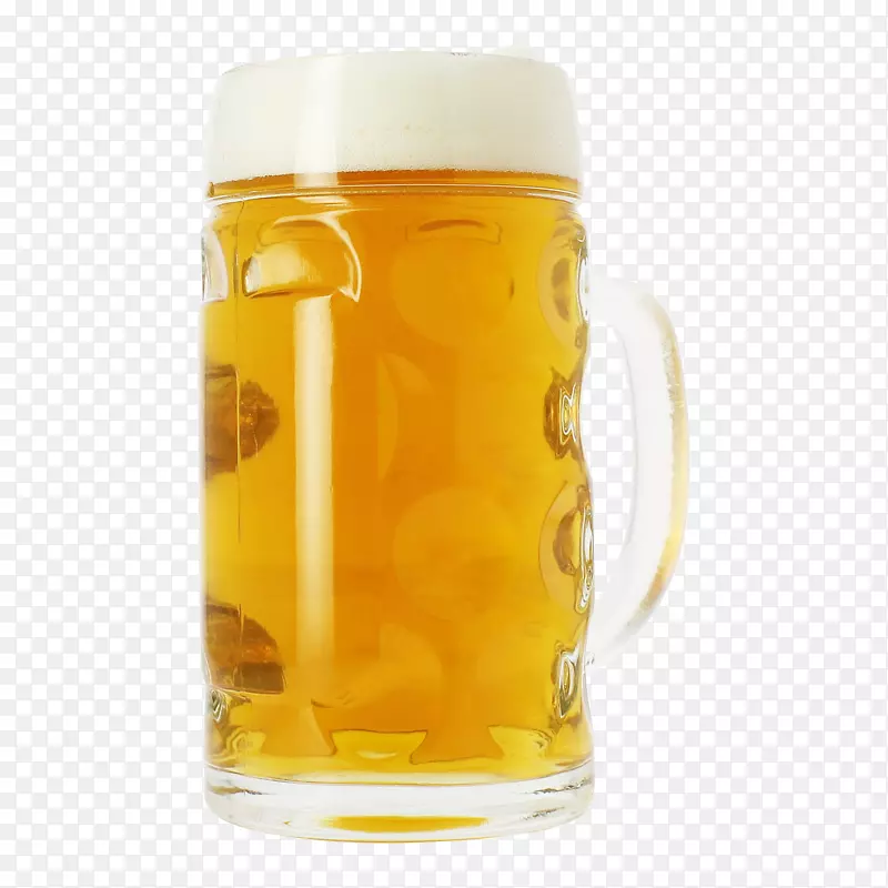 品脱玻璃啤酒杯橙汁饮料-啤酒