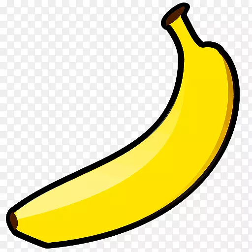 香蕉动画水果剪贴画-香蕉