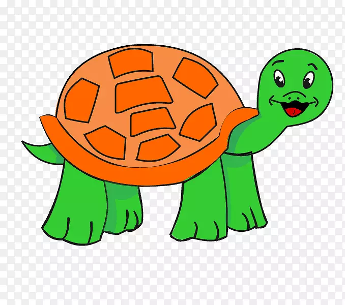 乌龟画卡通-乌龟