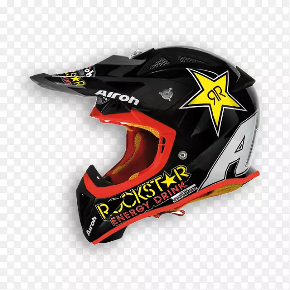 摩托车头盔，红色公牛，怪物，能源，超级越界，FIM世界锦标赛，Locatelli SPA-摩托车头盔
